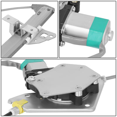 Power Rear Right Window Regulator W/Motor <br> 00-04 Dodge Dakota, 98-03 Durango Crew Cab