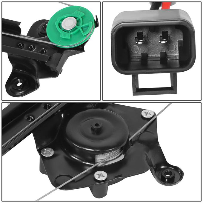 Power Rear Right Window Regulator W/Motor <br> 03-07 Cadillac Cts