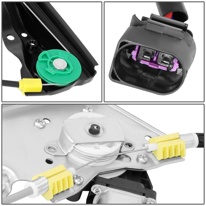 Power Front Left Window Regulator W/Motor <br> 00-07 Ford Focus