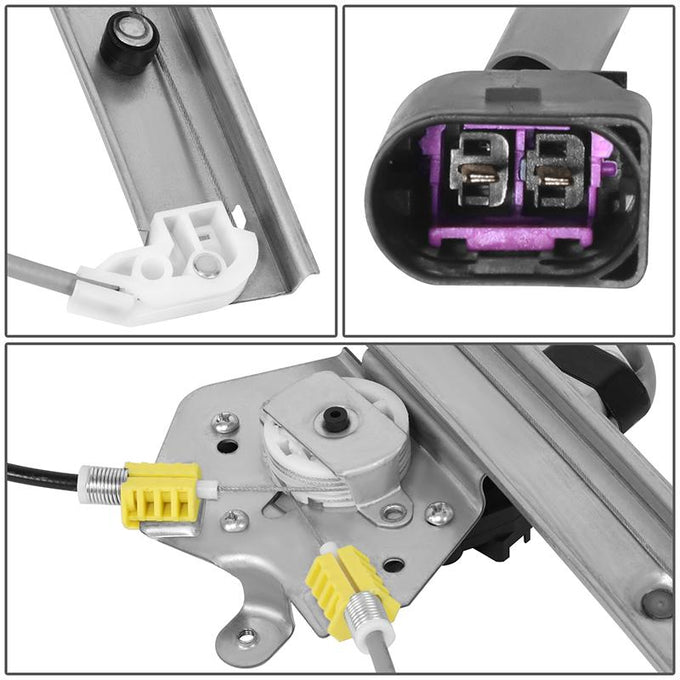 Power Rear Left Window Regulator W/Motor <br> 00-07 Ford Focus