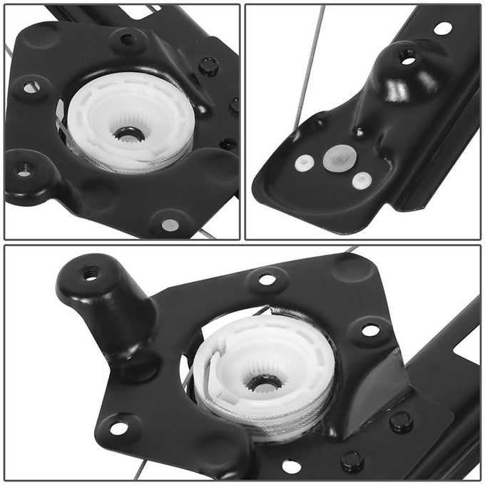 Power Rear Right Window Regulator w/o Motor <br> 00-07 Ford Focus