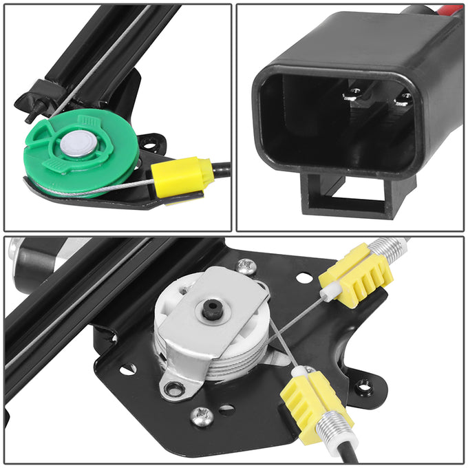 Power Rear Right Window Regulator W/Motor <br> 04-05 Chevy Classic, 97-03 Malibu, 97-99 Oldsmobile Cutlass