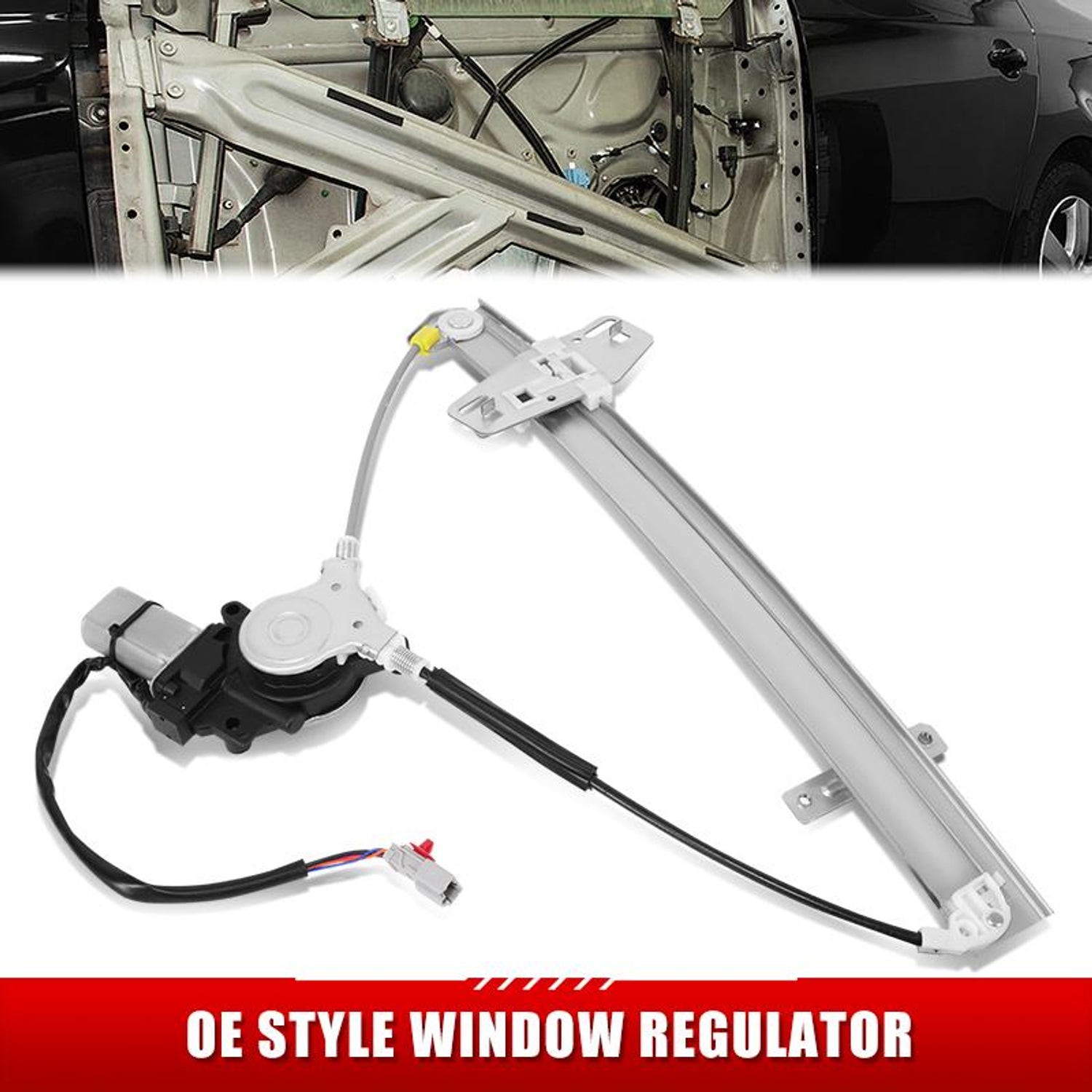 Power Front Left Window Regulator W/Motor <br> 98-02 Honda Accord Sedan