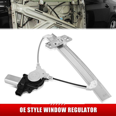 Power Rear Left Window Regulator W/Motor <br> 03-07 Honda Accord Sedan