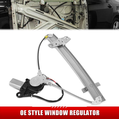 Power Front Left Window Regulator W/Motor <br> 01-05 Honda Civic Sedan