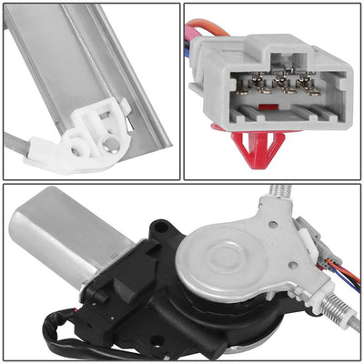 Power Front Left Window Regulator W/Motor <br> 01-05 Honda Civic Sedan