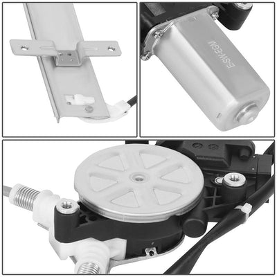 Power Front Left Window Regulator W/Motor <br> 01-05 Honda Civic Sedan