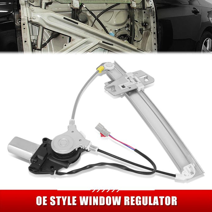 Power Rear Left Window Regulator W/Motor <br> 01-05 Honda Civic Sedan