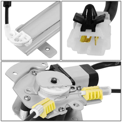 Power Front Left Window Regulator W/Motor <br> 99-03 Mitsubishi Galant