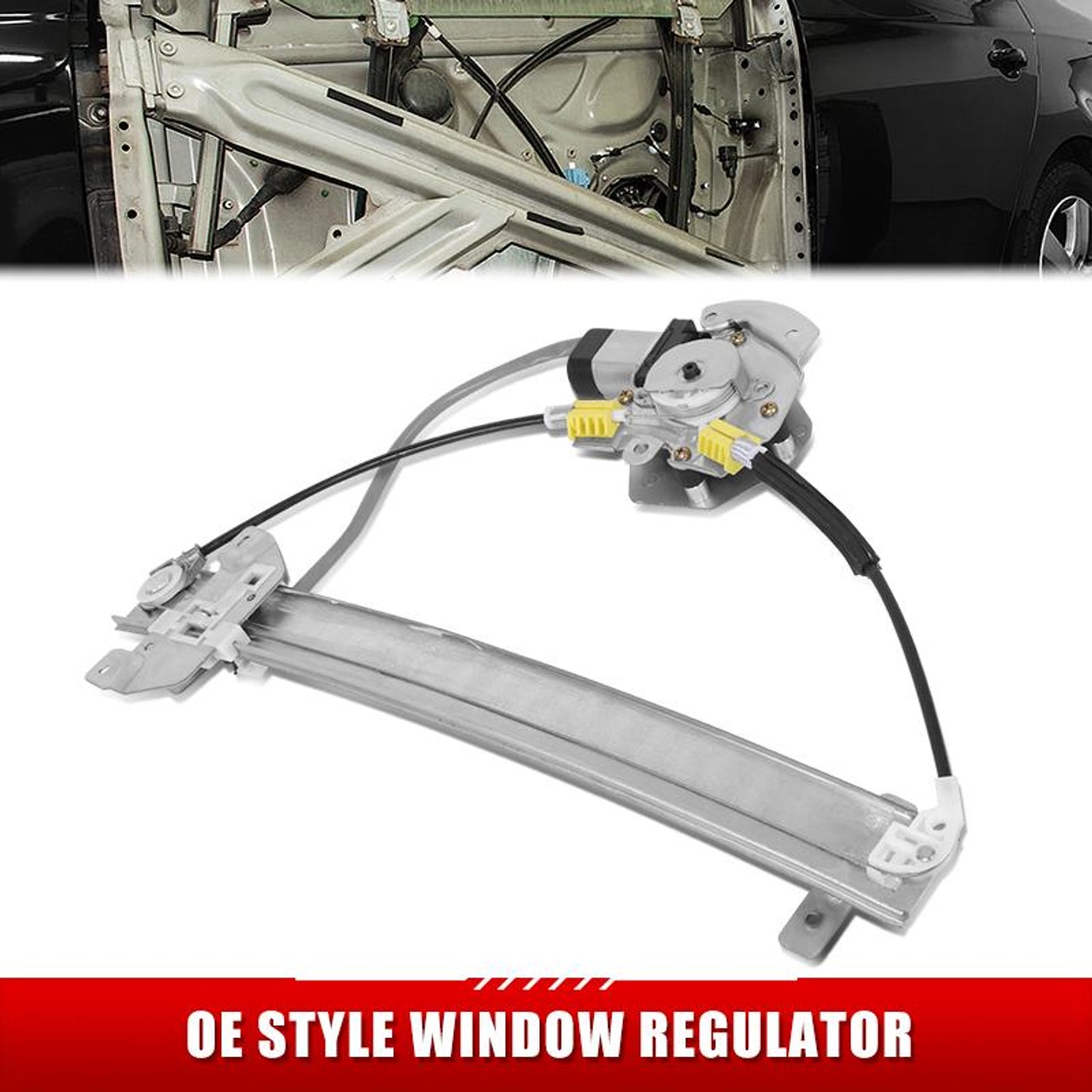 Power Front Right Window Regulator W/Motor <br> 99-03 Mitsubishi Galant