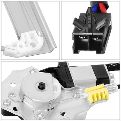 Power Front Left Window Regulator W/Motor <br> 00-06 Nissan Sentra