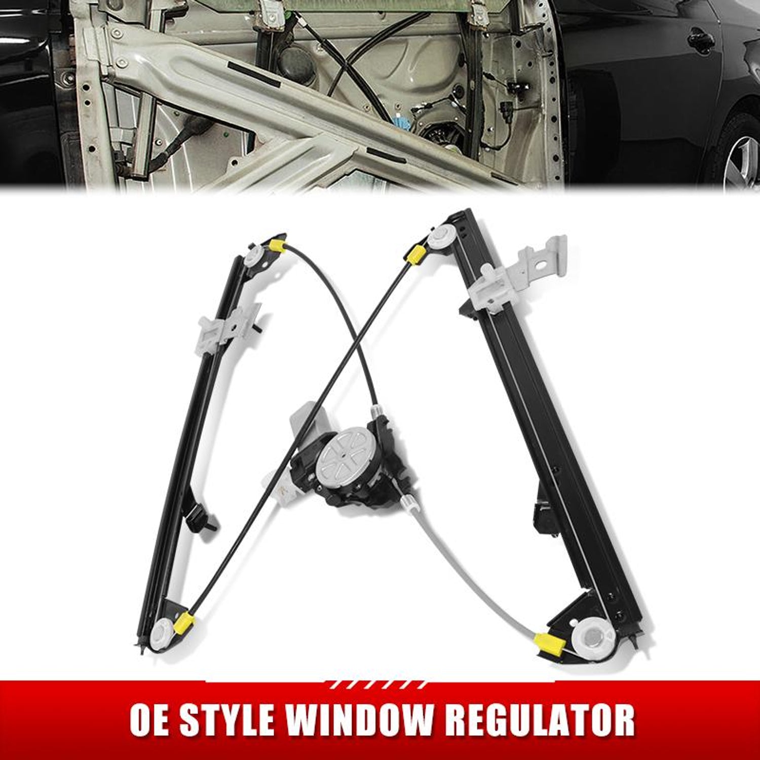 Power Front Right Window Regulator W/Motor <br> 08-15 Nissan Rogue Select