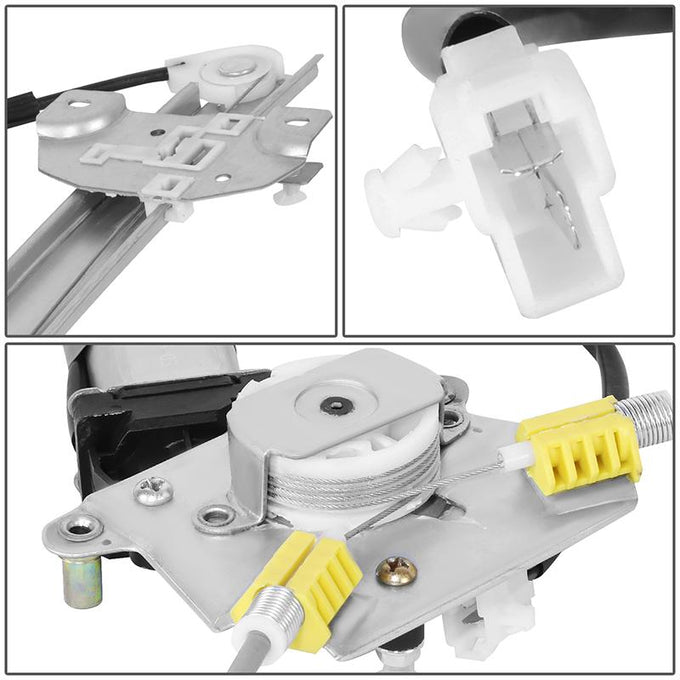 Power Front Left Window Regulator W/Motor <br> 96-97 Geo Tracker, 91-98 Suzuki SidekicK 4Dr