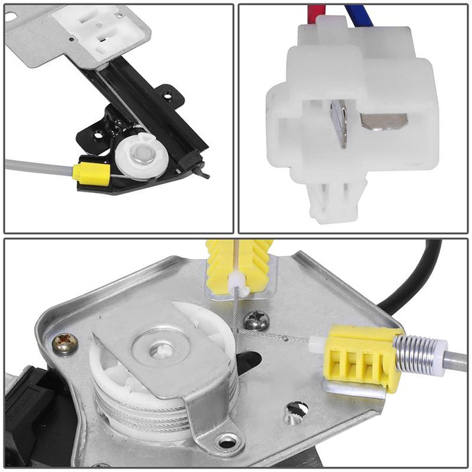 Power Front Left Window Regulator W/Motor <br> 89-91 Suzuki Sidekick