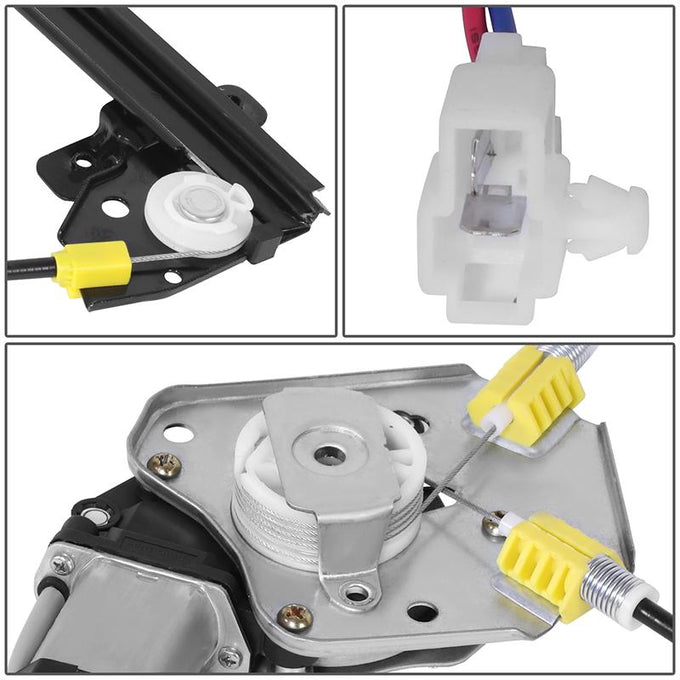 Power Front Right Window Regulator W/Motor <br> 89-91 Suzuki Sidekick