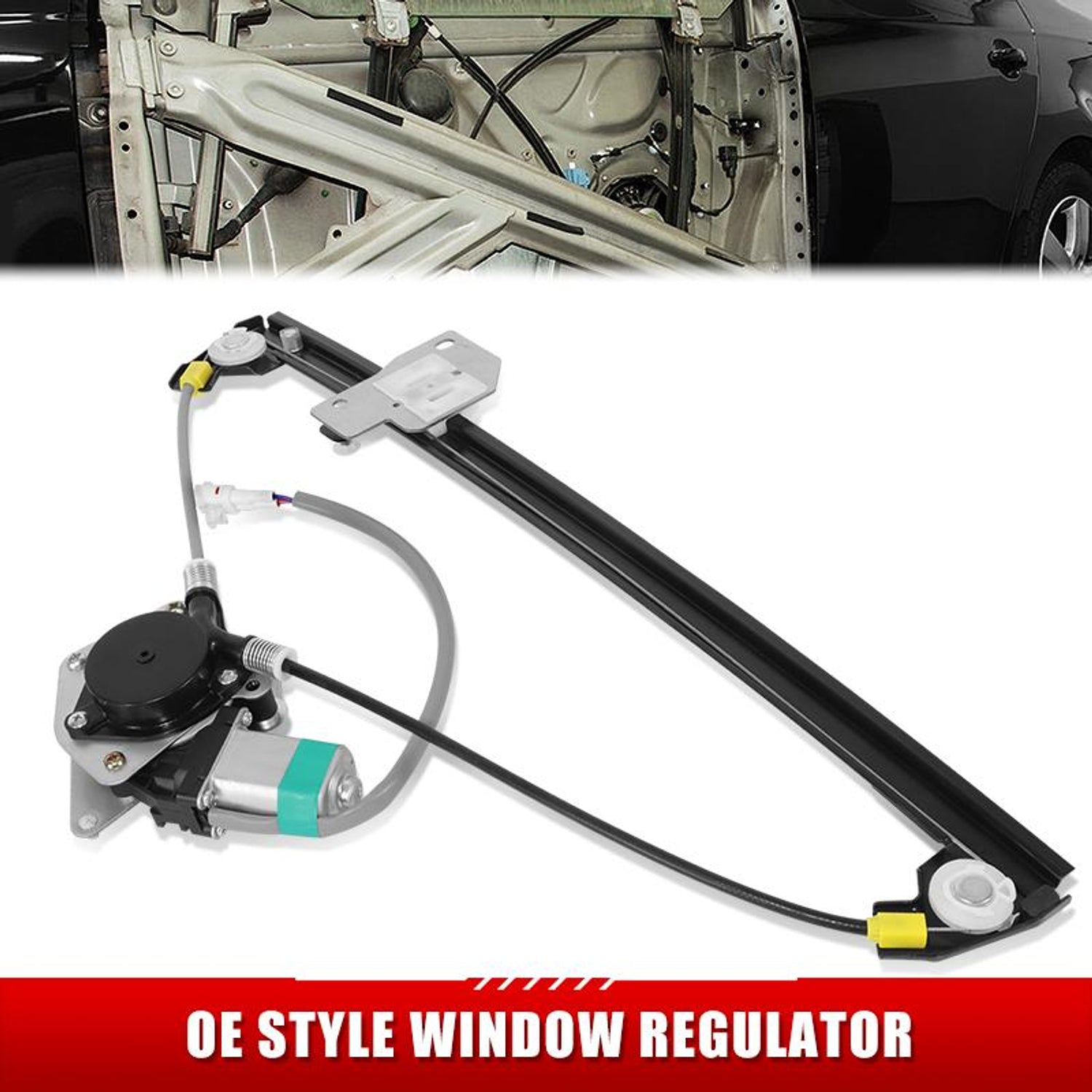 Power Rear Left Window Regulator W/Motor <br> 02-06 Suzuki Xl-7