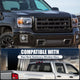 Tinted Rear Back Stationary Window Tempered Glass<br>14-19 Chevy Silverado GMC Sierra 1500 2500 3500 HD