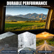 Front Driver Left Door Window Tempered Glass<br>04-14 Ford F-150