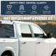 Front Passenger Right Door Window Tempered Glass<br>09-18 Dodge Ram 1500, 19-24 Classic, 10-18 2500 3500