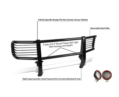 Grille Guard Kit <br>03-10 Mercedes-Benz G55 AMG, 99-10 G500
