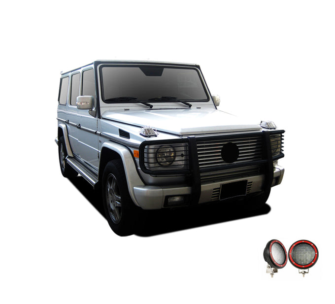Grille Guard Kit <br>03-10 Mercedes-Benz G55 AMG, 99-10 G500