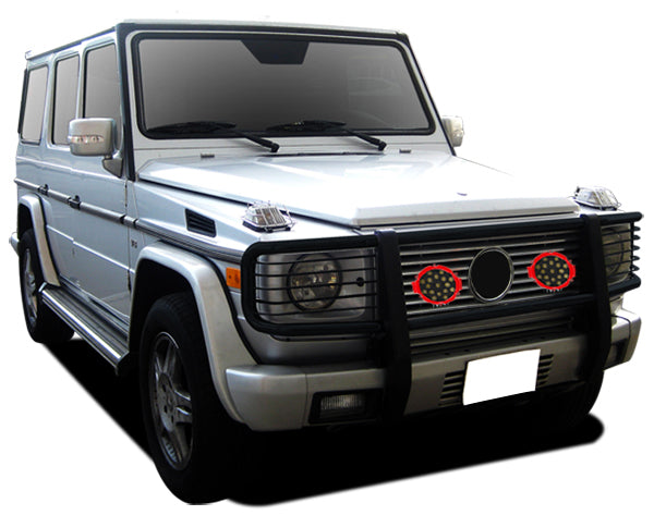 Grille Guard Kit <br>03-10 Mercedes-Benz G55 AMG, 99-10 G500