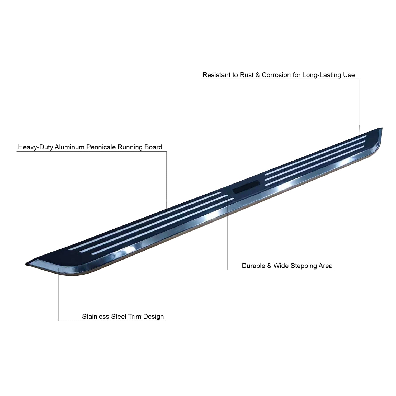 Pinnacle Running Boards <br>18-20 Toyota Sienna