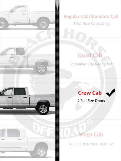 Pinnacle Running Boards <br>09-23 Dodge Ram 1500-3500