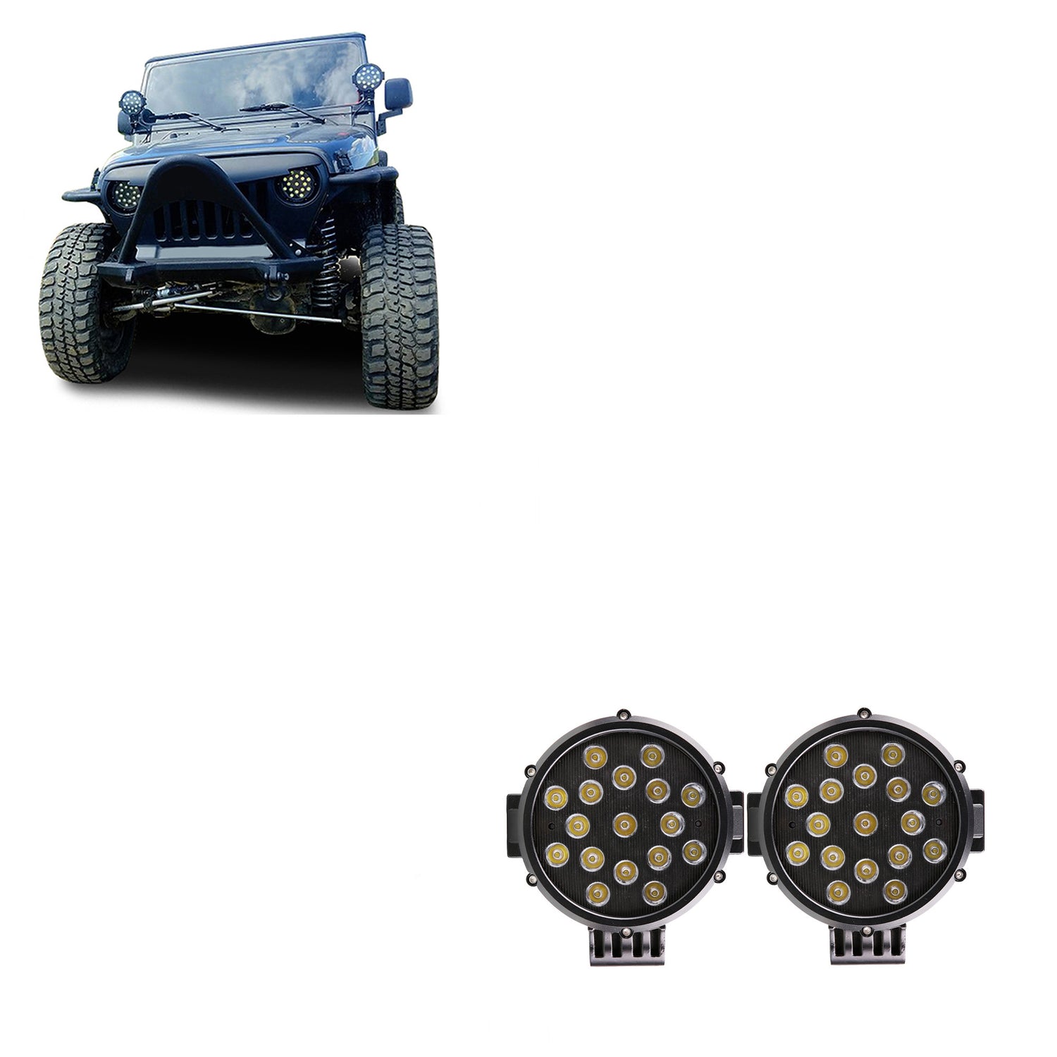 LED 7 in. Dia.Lights