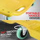Portable Rolling Plastic Creeper W/Headrest <br> Dimension: 40 in. L X 17 in. W