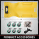 Portable Rolling Plastic Creeper W/Headrest <br> Dimension: 40 in. L X 17 in. W