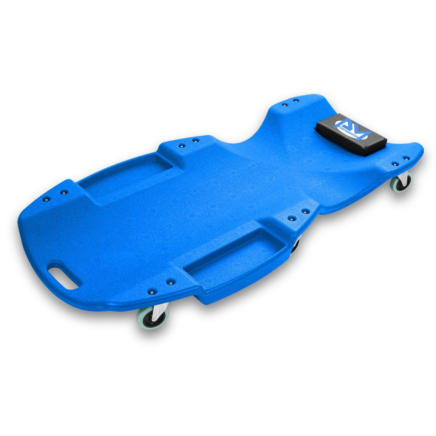 Portable Rolling Car Creeper w/Headrest <br> Oversall Dimension: 48 in. L X 23.6 W