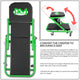 40in. 2-in-1 Folding Rolling Car Creeper <br> Dimension (in.): 40 L X 17.32 W X 4.72 H