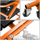 40in. 2-in-1 Folding Rolling Car Creeper <br> Dimension (in.): 40 L X 17.32 W X 4.72 H