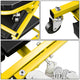 40in. 2-in-1 Folding Rolling Car Creeper <br> Dimension (in.): 40 L X 17.32 W X 4.72 H