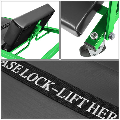 48in. 2-in-1 Folding Rolling Car Creeper <br> Dimension (in.): 48 L X 17.97 W X 5.9 H