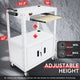Adjustable Rolling Storage Cart w/Cabinet & Power <br> Dimension (in.): 30.8 L X 18 W X 42 H