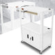 Adjustable Rolling Storage Cart w/Cabinet & Power <br> Dimension (in.): 30.8 L X 18 W X 42 H