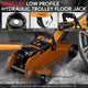 1.5 Ton Hydraulic Trolley Floor Jack <br> Lifting Range From 5.3 in. to 12 in.