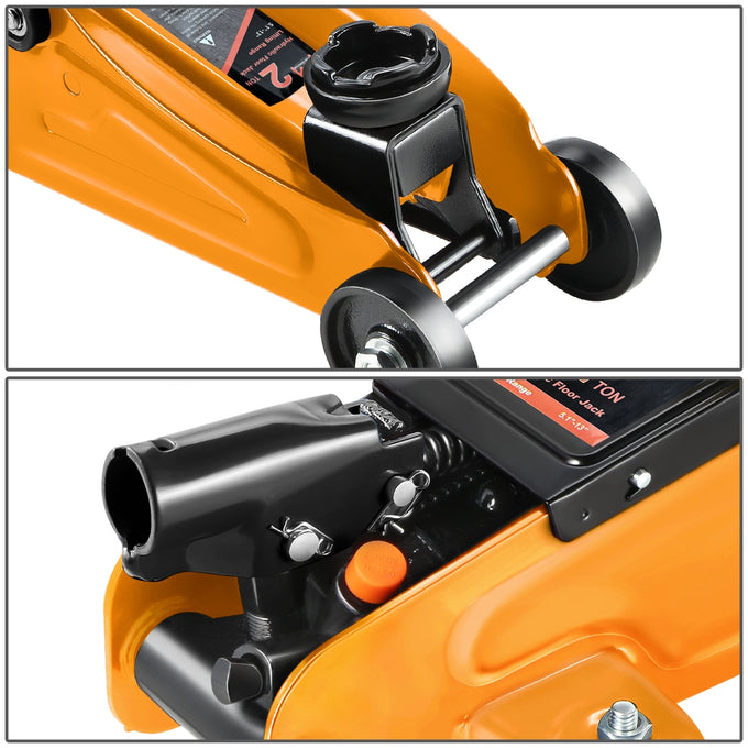 2 Ton Hydraulic Trolley Floor Jack <br> Lifting Range From 5.1 in. to 13 in.