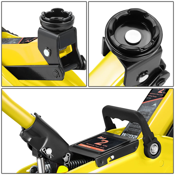 2 Ton Hydraulic Trolley Floor Jack <br> Lifting Range From 5.1 in. to 13 in.