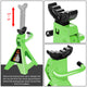 2 Ton Hydraulic Trolley Floor Jack <br> Adjustable Height (in.): 11 to 17