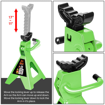 2 Ton Hydraulic Trolley Floor Jack <br> Adjustable Height (in.): 11 to 17