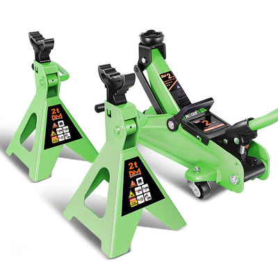 2 Ton Hydraulic Trolley Floor Jack <br> Adjustable Height (in.): 11 to 17