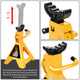 2 Ton Hydraulic Trolley Floor Jack <br> Adjustable Height (in.): 11 to 17