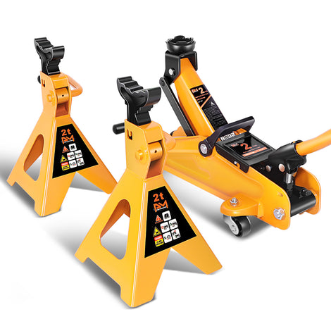 2 Ton Hydraulic Trolley Floor Jack <br> Adjustable Height (in.): 11 to 17