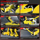 2 Ton Hydraulic Trolley Floor Jack <br> Adjustable Height (in.): 11 to 17
