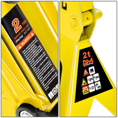 2 Ton Hydraulic Trolley Floor Jack <br> Adjustable Height (in.): 11 to 17