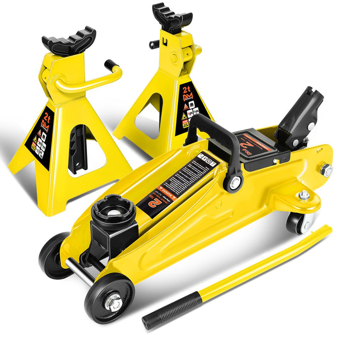 2 Ton Hydraulic Trolley Floor Jack <br> Adjustable Height (in.): 11 to 17