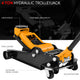 4 Ton Hydraulic Trolley Floor Jack <br> Adjustable Height (in.): 4.5 To 20